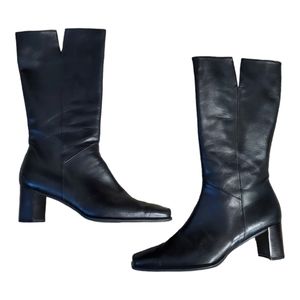 Stuart Weitzman Tall Butter Soft Leather Heeled Boots